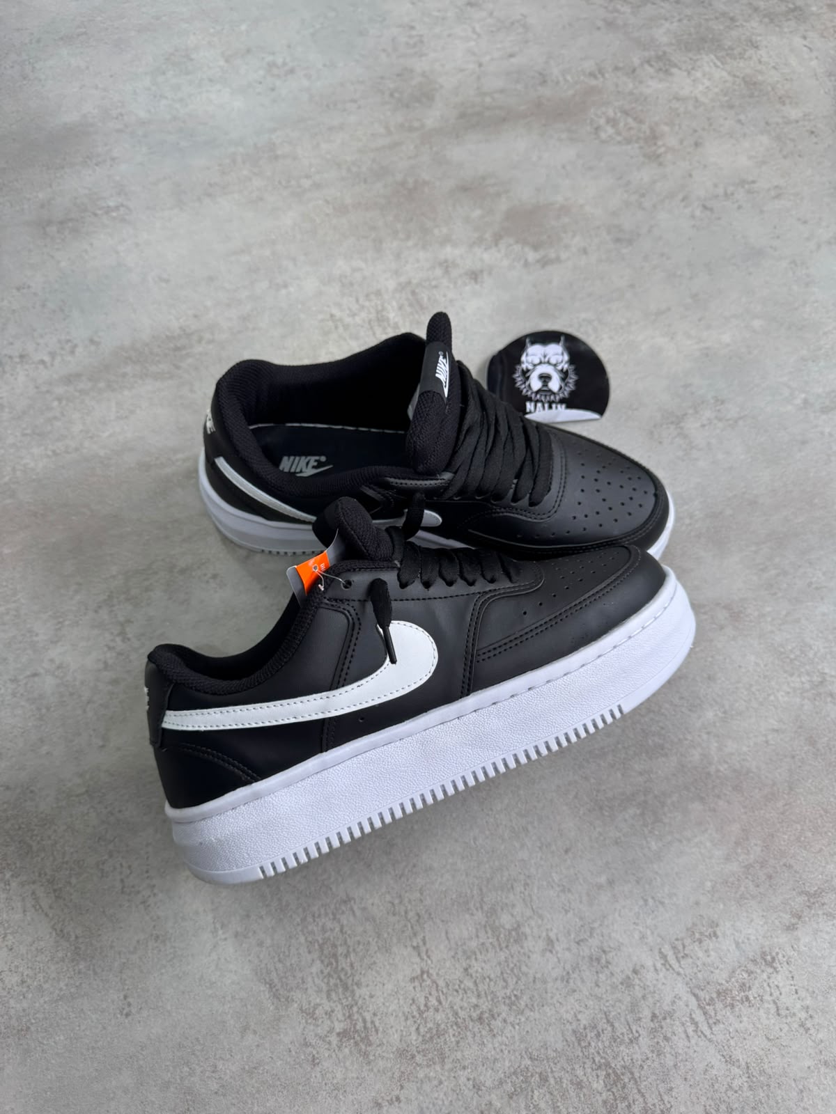 Court Vision Alta Preto/Branco